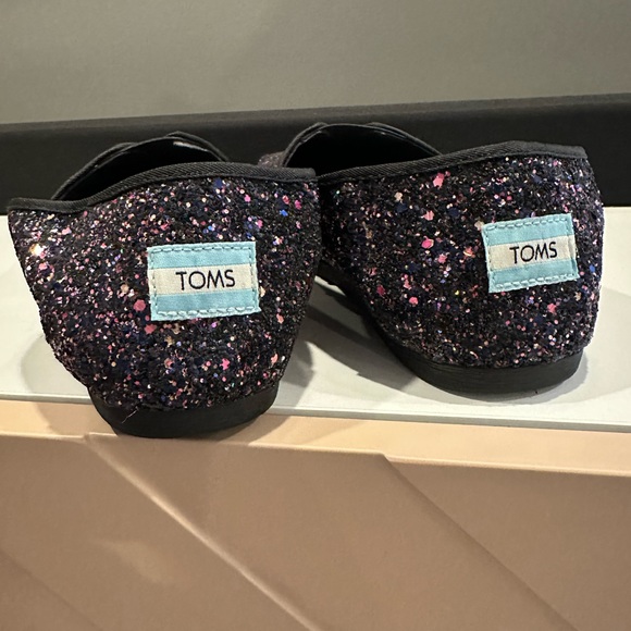 Purple Glitter Toms - Size 9W - Picture 5 of 6